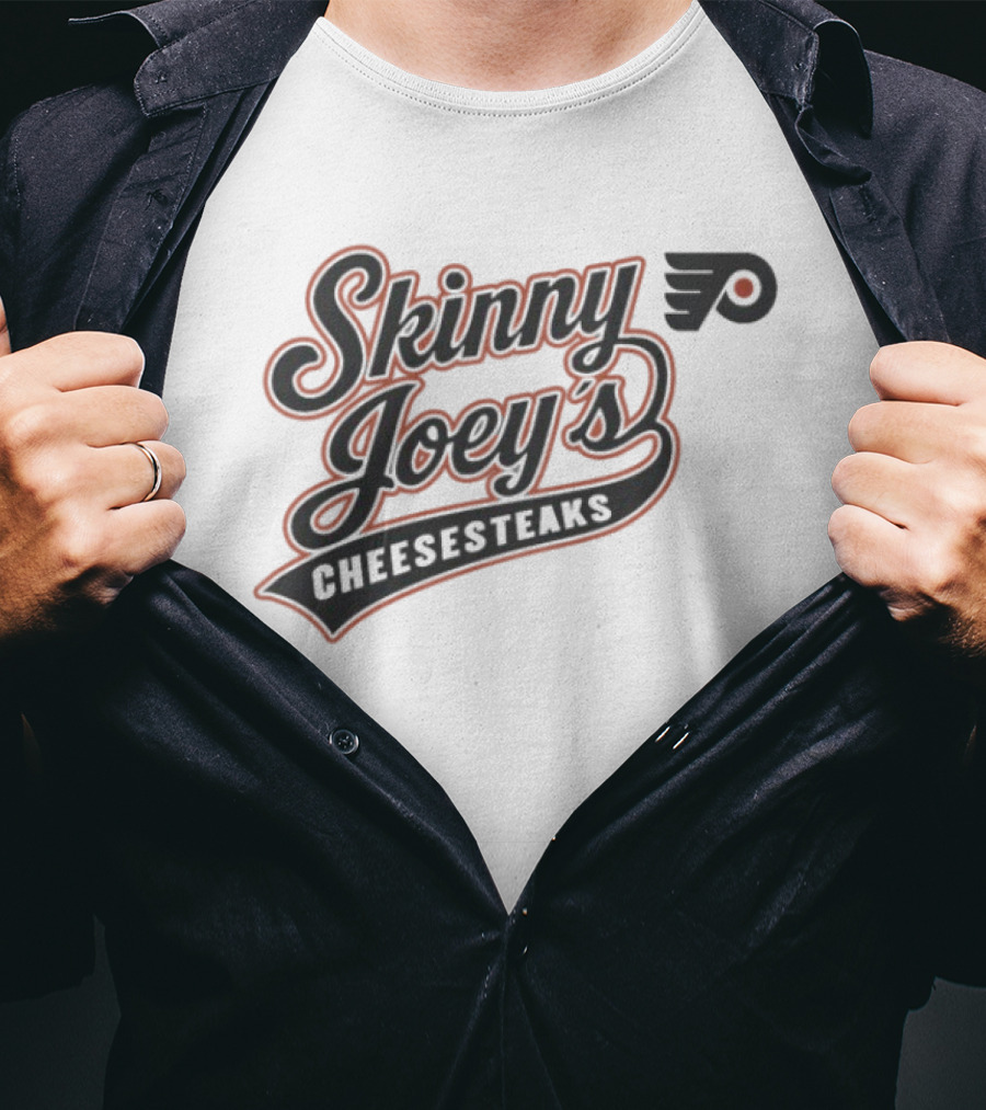 Philadelphia Flyers Skinny Joey’s Cheesesteaks Collaboration T-Shirt