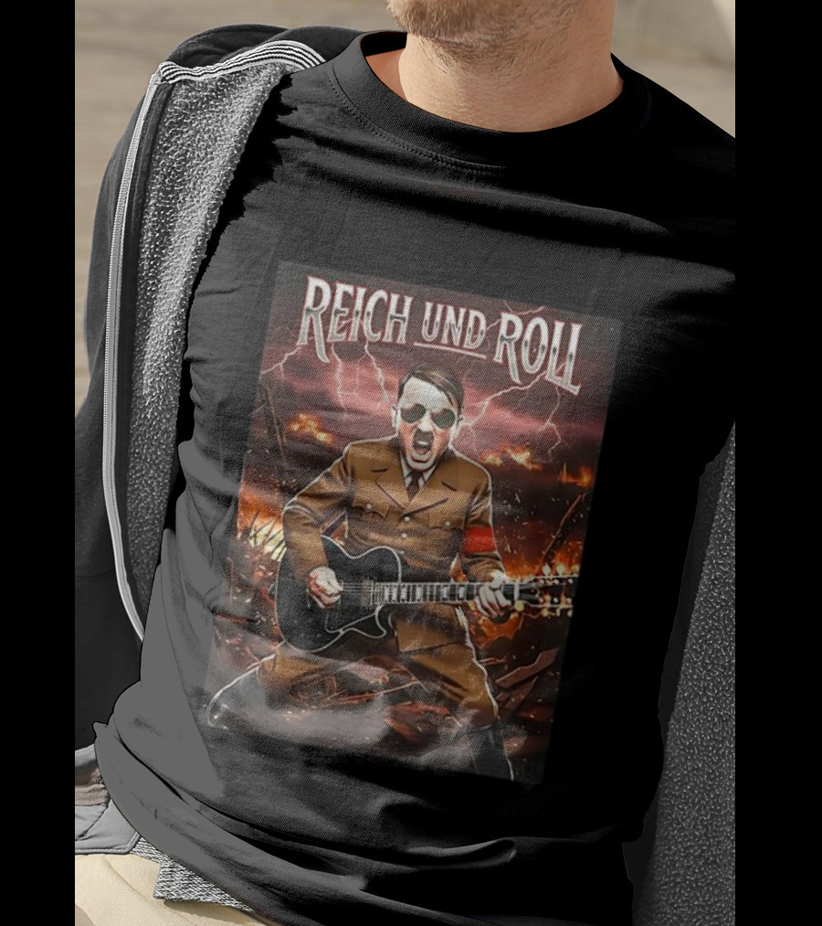 Adolf Hitler Reich Und Roll T-Shirt