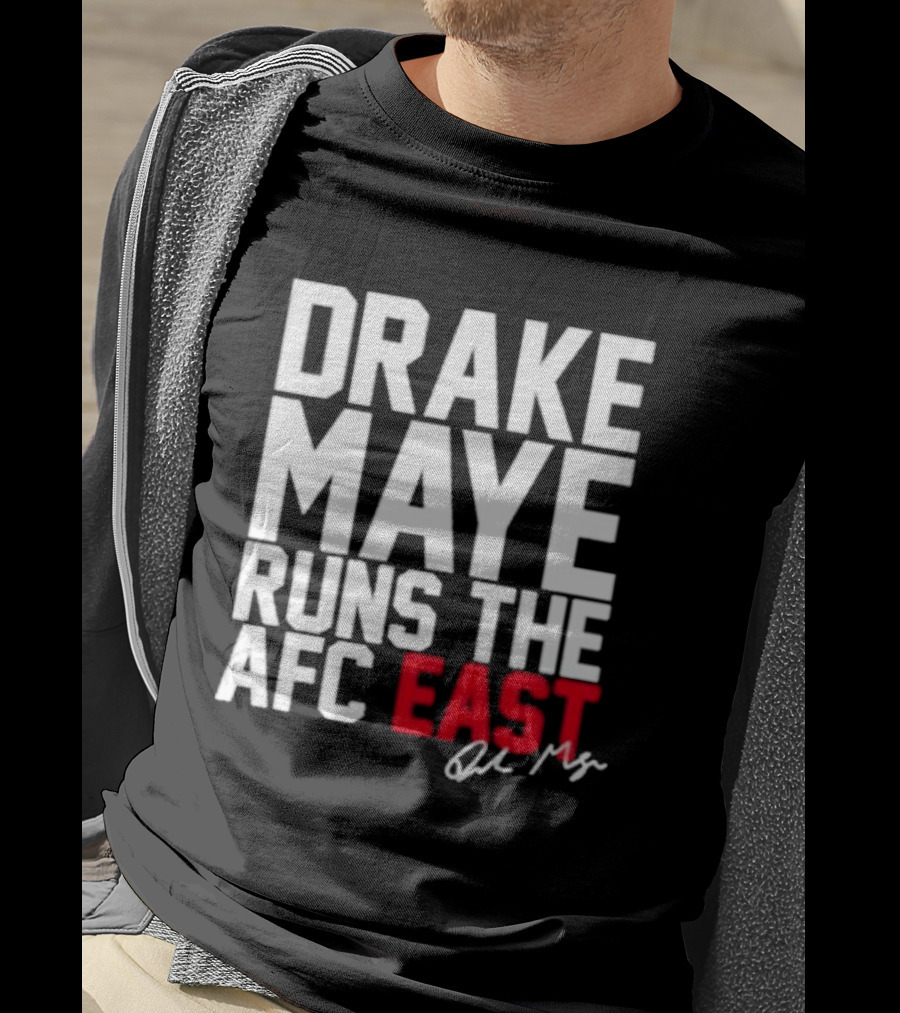Drake Maye Runs The AFC East T-Shirt