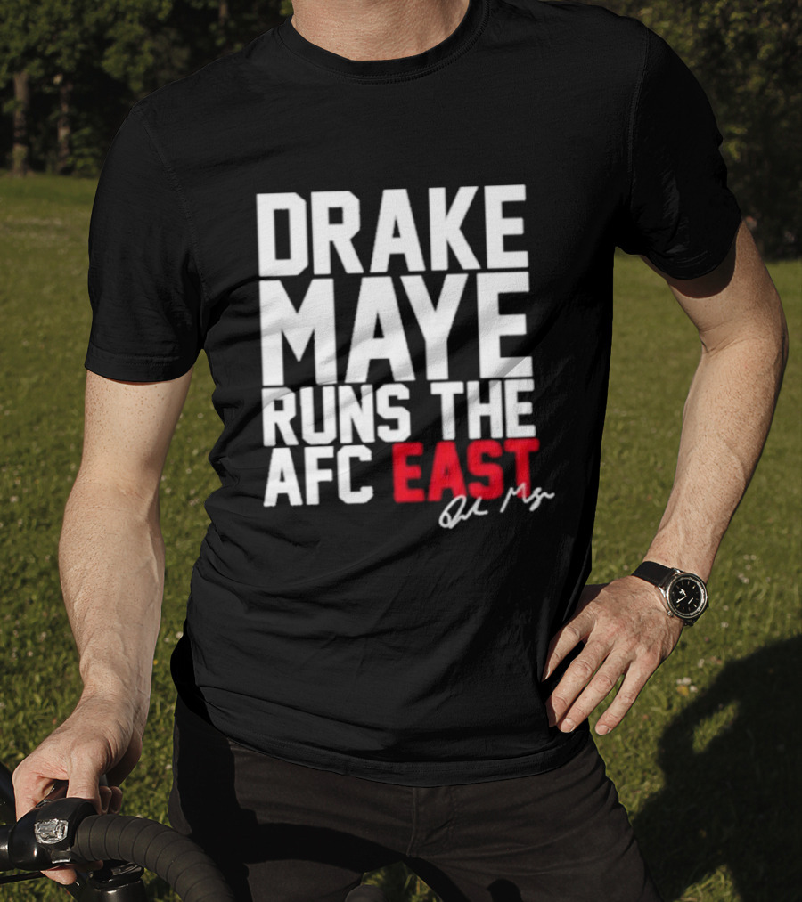 Drake Maye Runs The AFC East T-Shirt