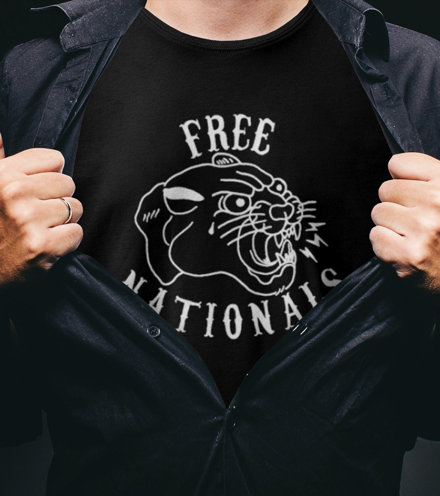 Free Nationals Panther Roaring T-Shirt
