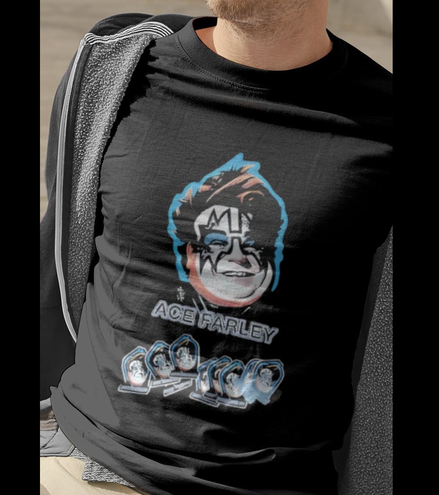 Fat Ace Farley Kiss Funny Legend T-Shirt