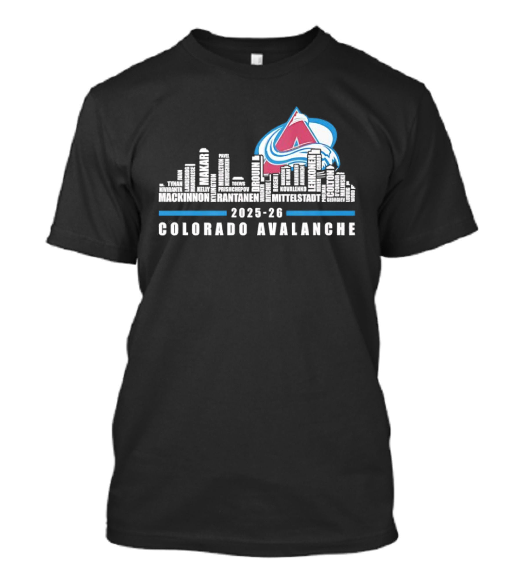 Colorado Avalanche 2025 26 City Skyline T-Shirt