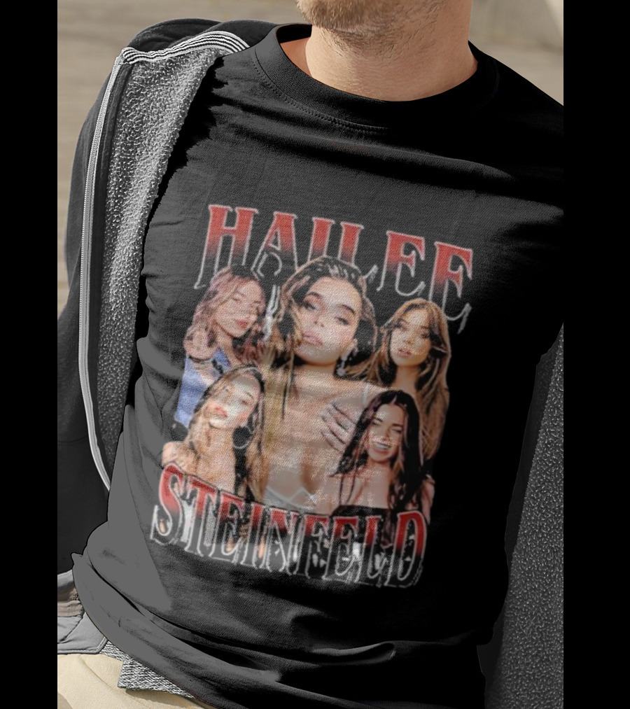 Hailee Steinfeld Pop Star Vintage Collage Retro Style Fashion T-Shirt
