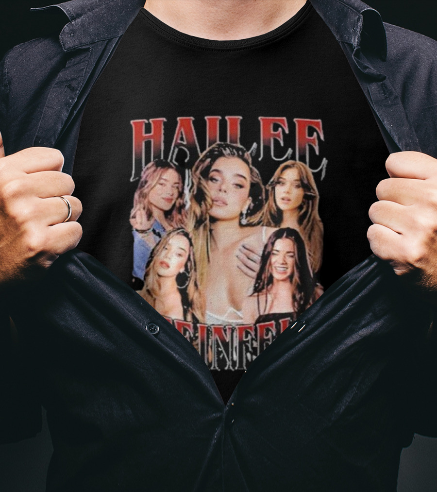 Hailee Steinfeld Pop Star Vintage Collage Retro Style Fashion T-Shirt