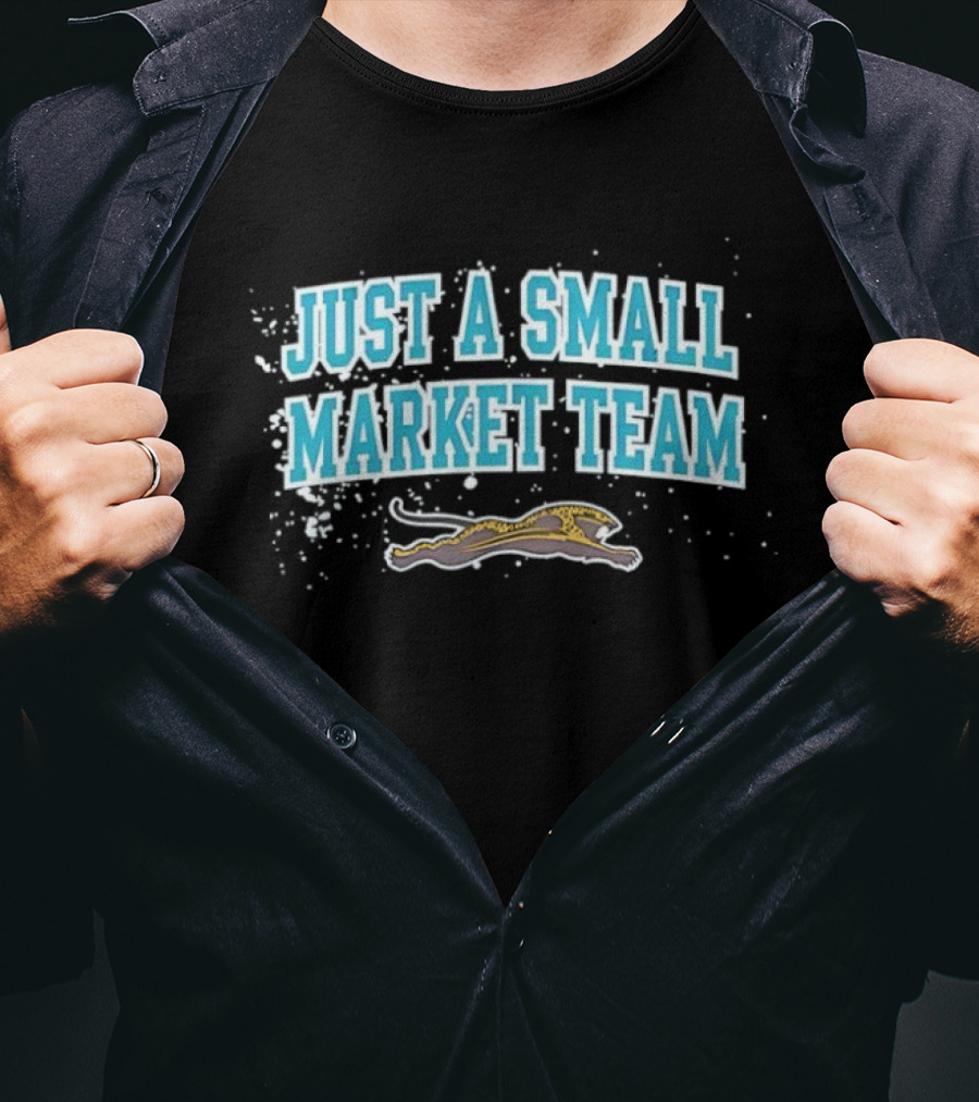 Jacksonville Jaguars Just A Small Market Team NFL Football Fan Gear T-Shirt