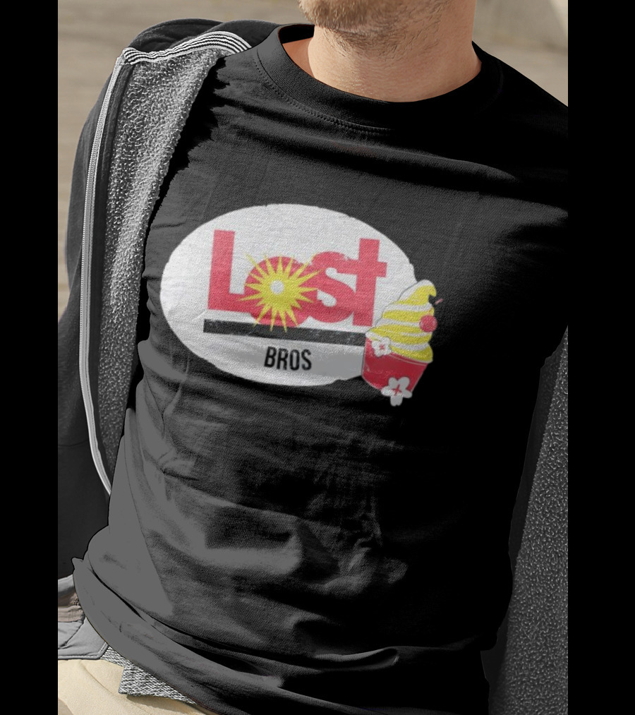 Lost Bros Pineapple Swirl Cupcake Sunburst T-Shirt