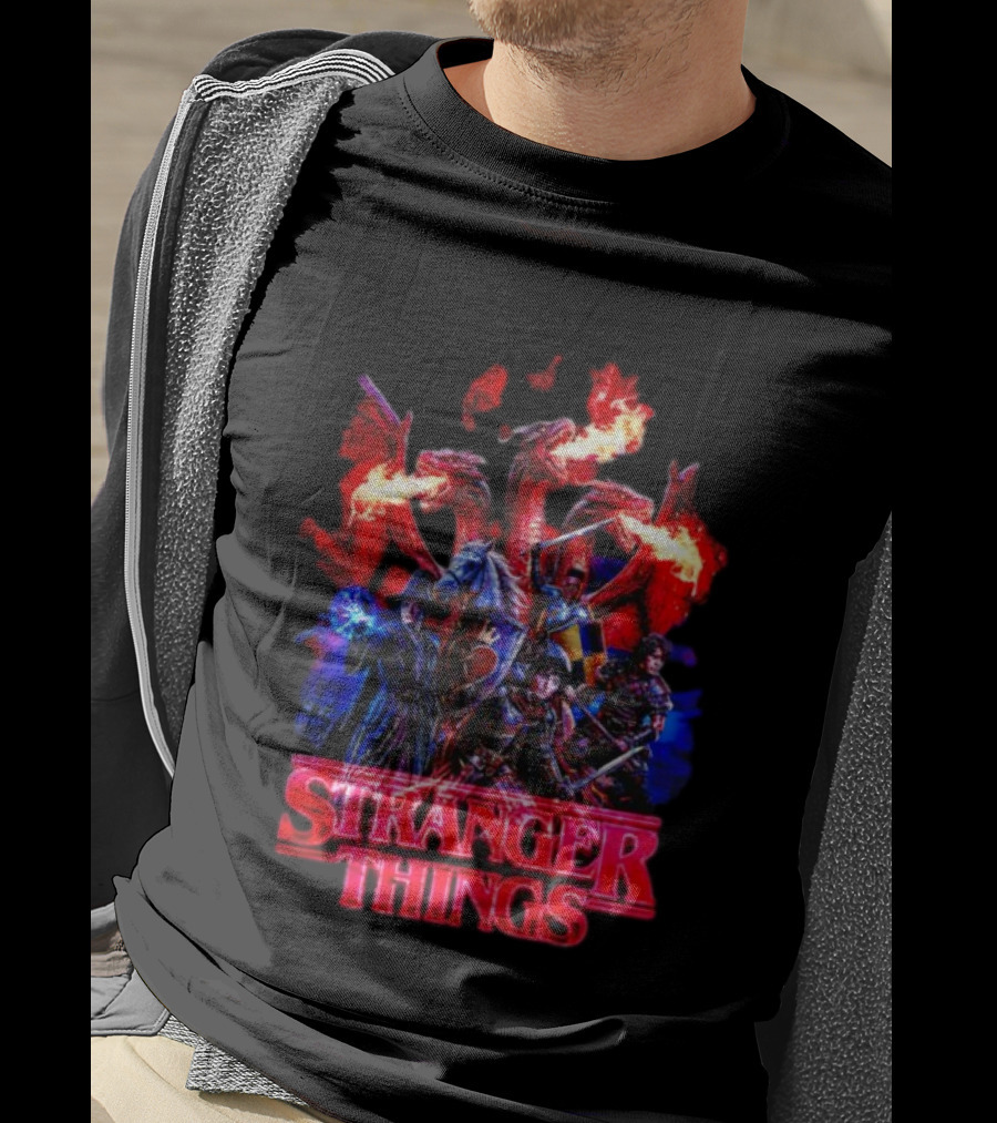 Stranger Things Dragon Fantasy Adventure T-Shirt