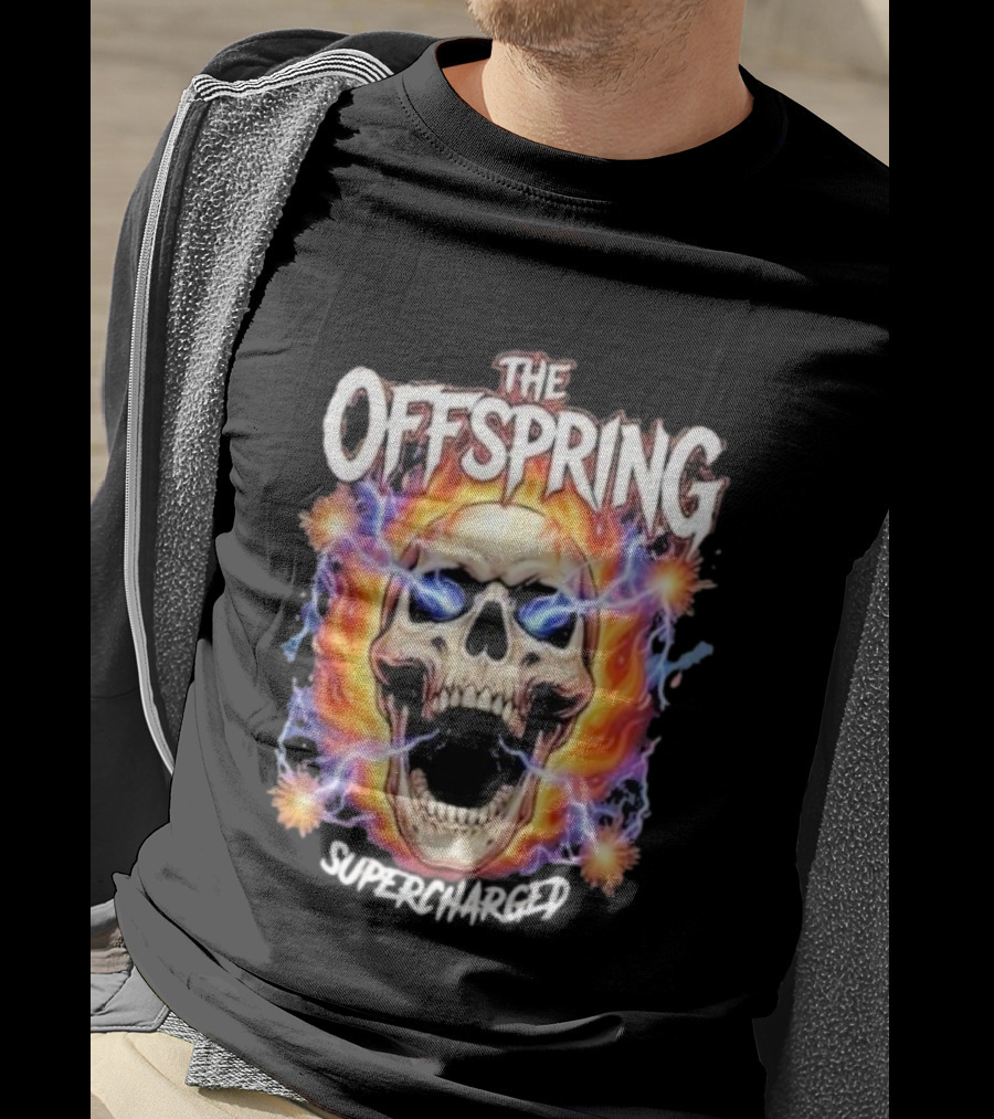 The Offspring Supercharged 2026 Grand Sierra Resort Reno Nevada Bad Religion Concert T-Shirt