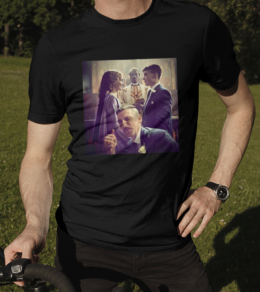 Tommy Shelby Grace Burgess Wedding Scene Peaky Blinders TV Series T-Shirt