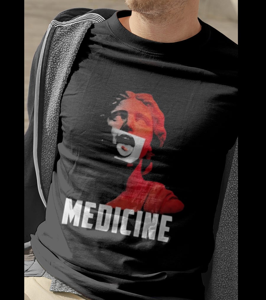Toza Medicine Statue Red Sculpture With Distorted Face T-Shirt