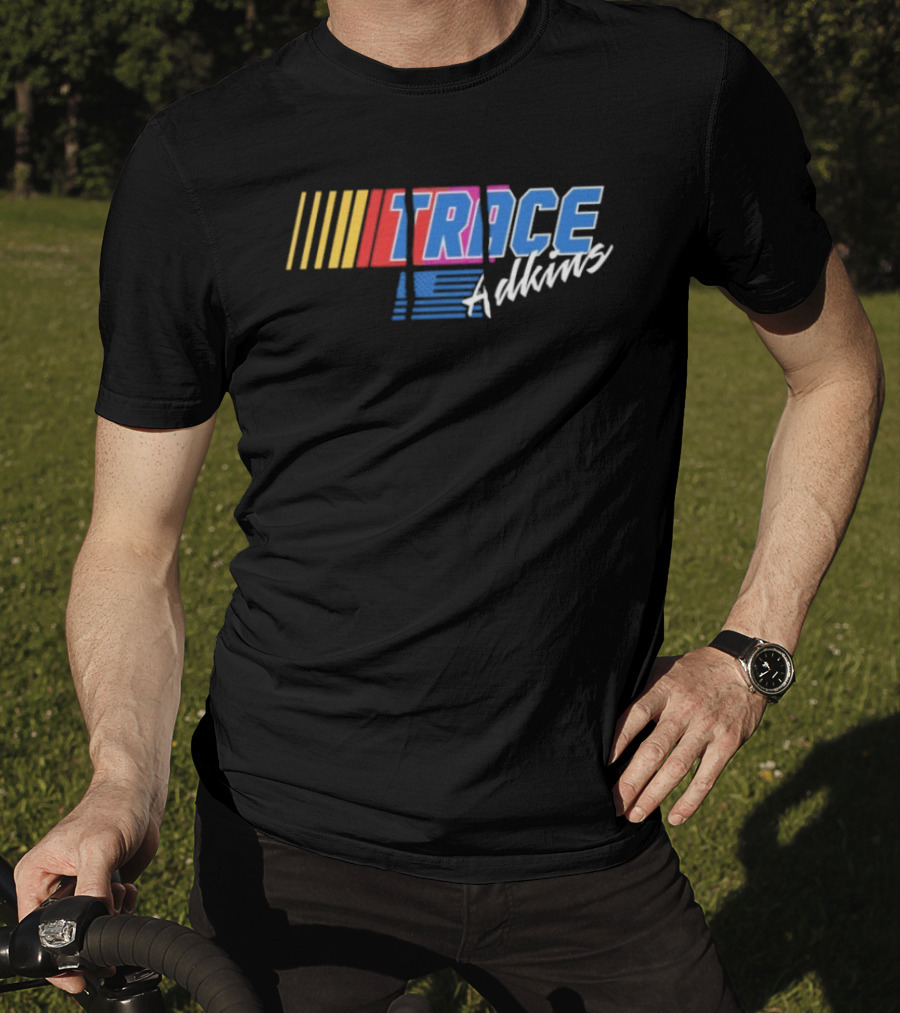 Trace Adkins USA Flag Racing T-Shirt