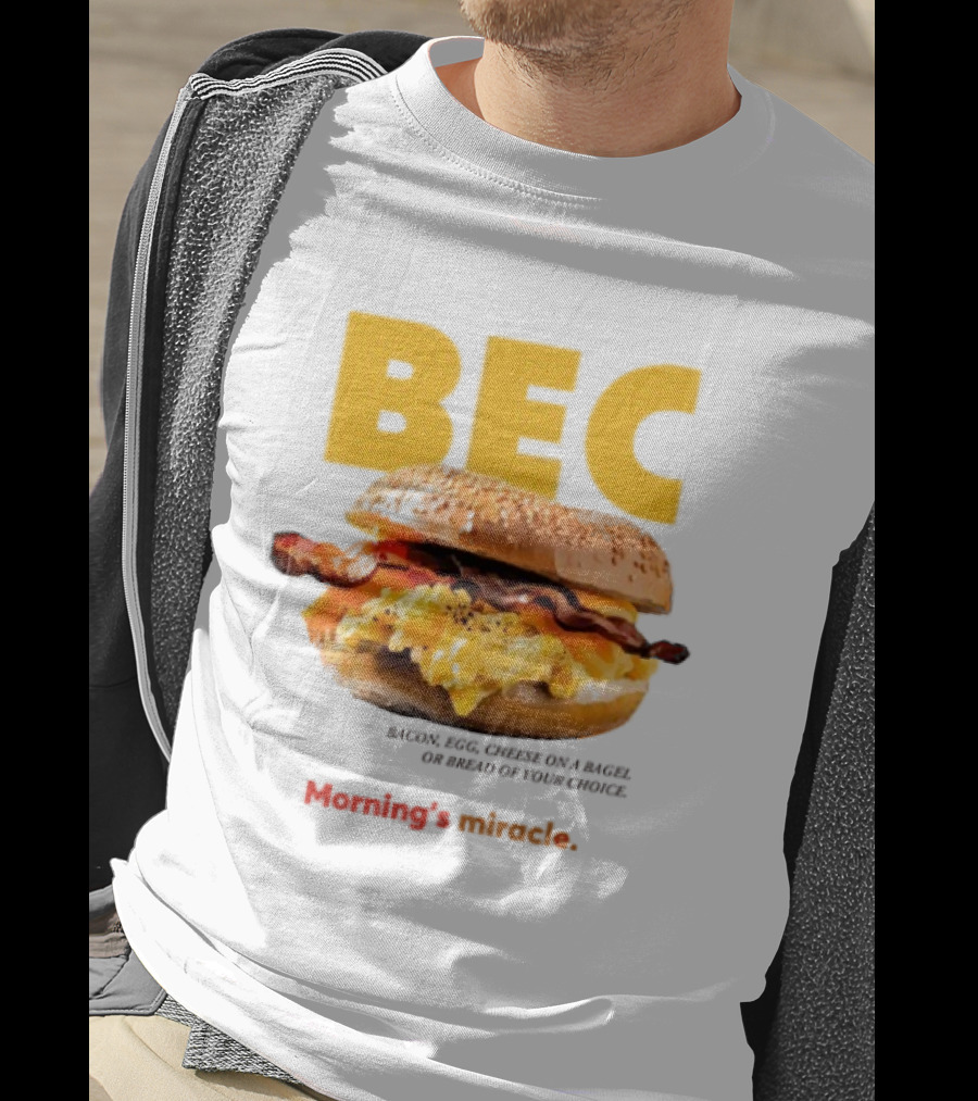 BEC Bacon Egg Cheese Choice Bagel Bread T-Shirt