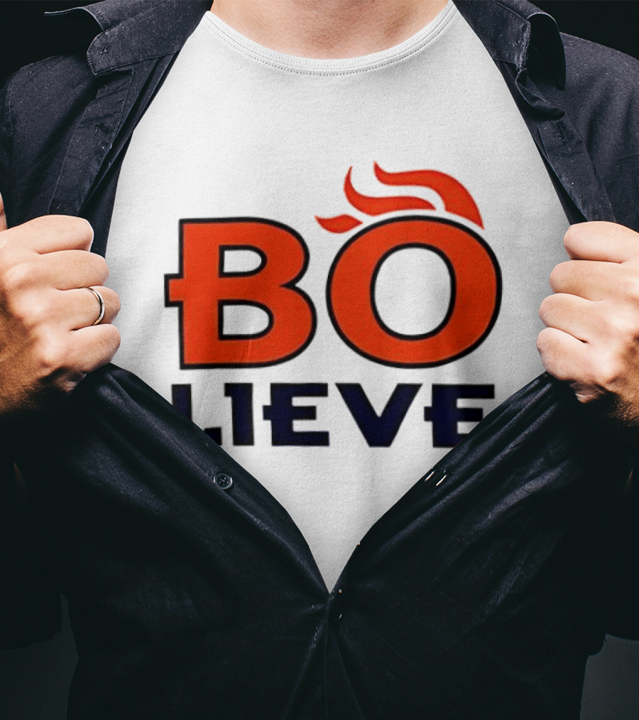 Bo Lieve Denver Broncos Flame T-Shirt