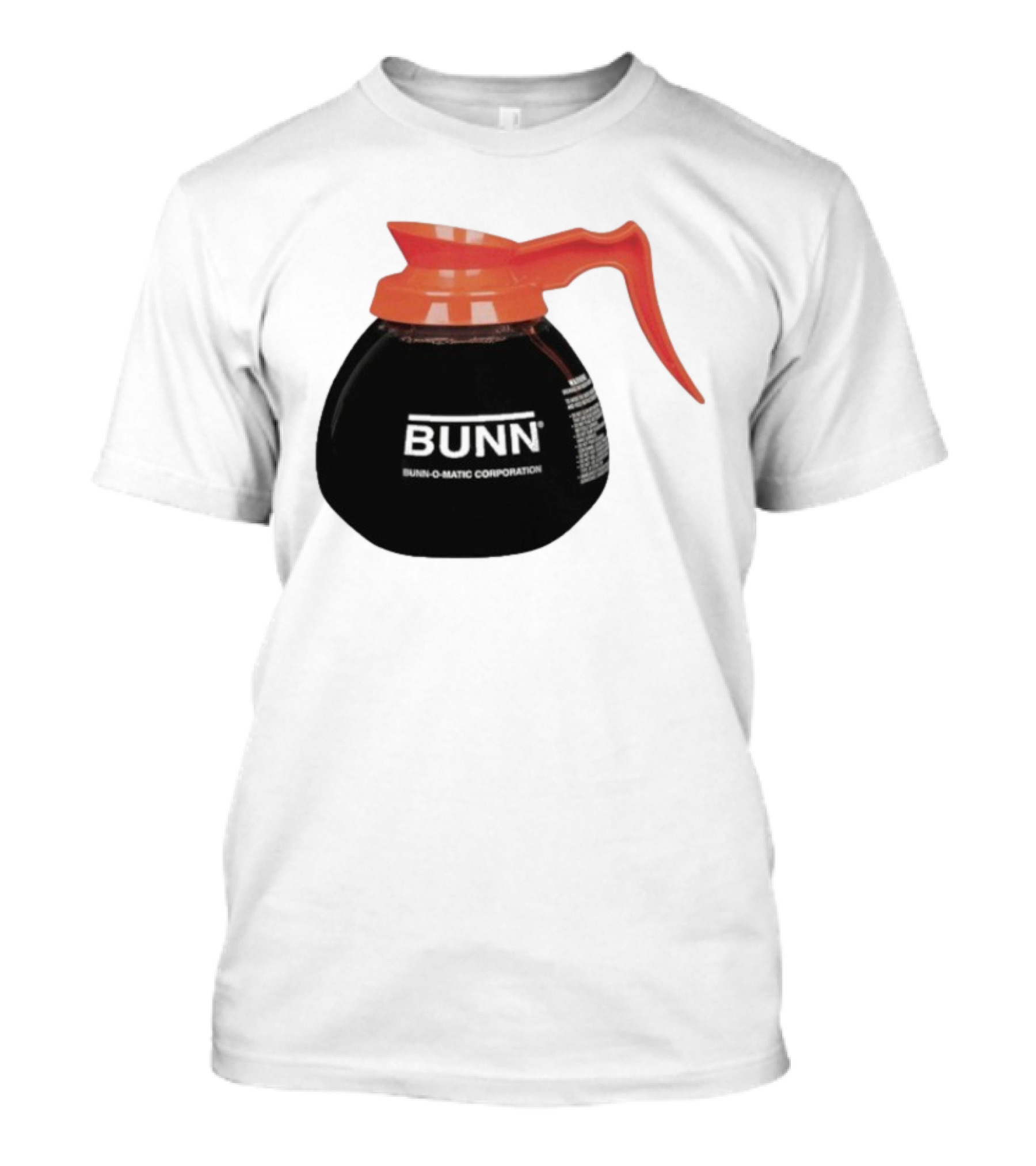 Bunn Coffee Pot Bunn O Matic Corporation Classic Orange Handle T-Shirt