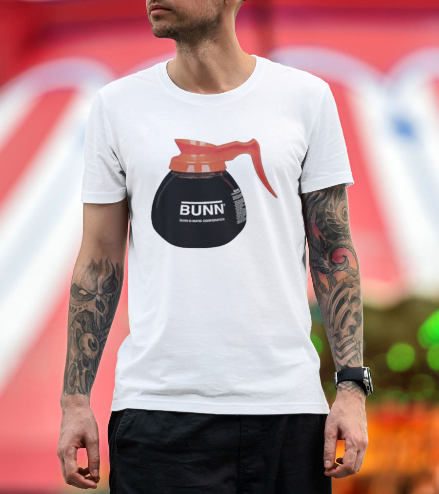 Bunn Coffee Pot Bunn O Matic Corporation Classic Orange Handle T-Shirt