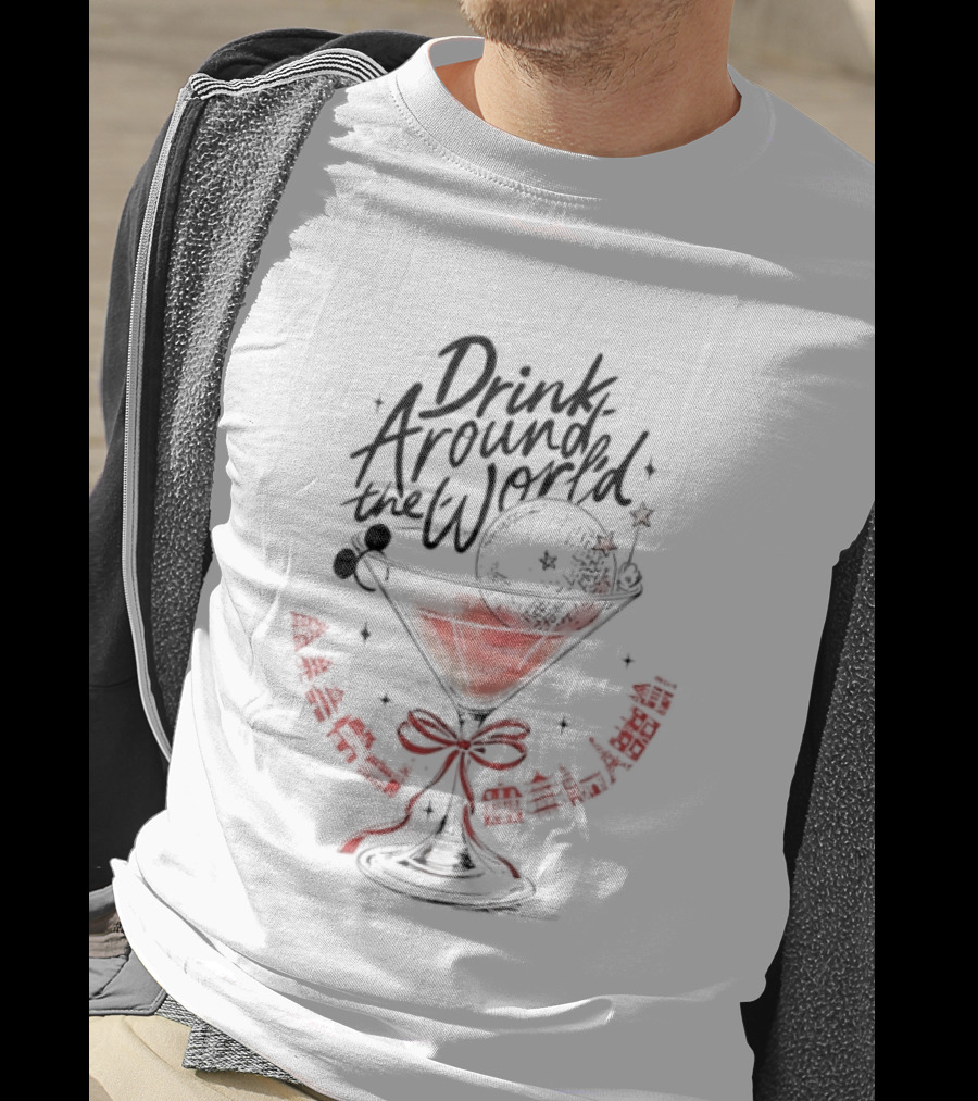 Drink Around The World Graphic T-Shirt
