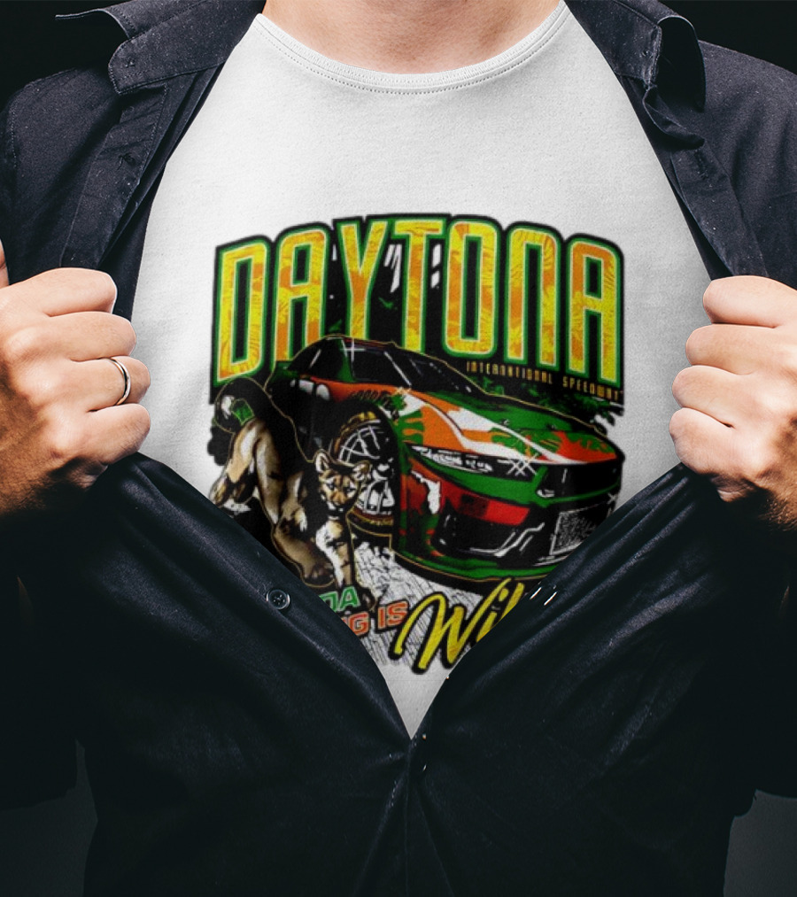 Daytona International Speedway Florida Racing Is Wild Daytona 500 Regional Franklin T-Shirt