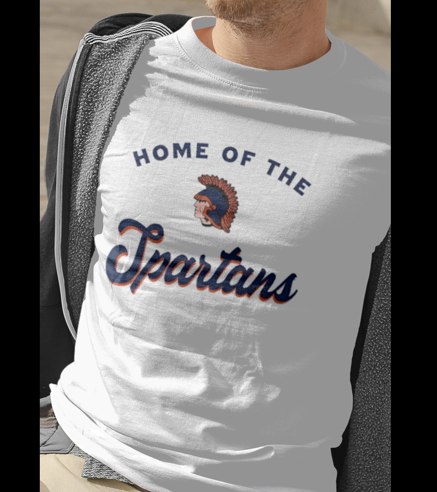 Home Of The Spartans Helmet T-Shirt