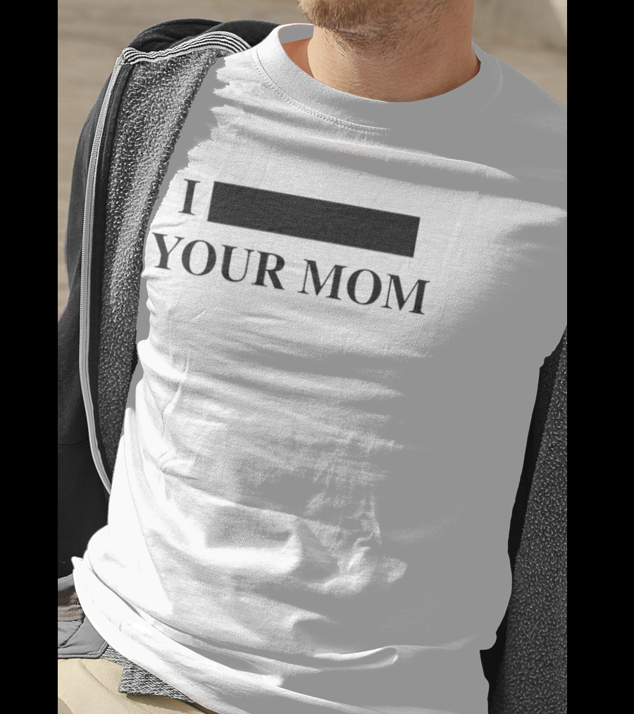 I Blackout Your Mom Hidden Word Playful Text Drinking Humor T-Shirt