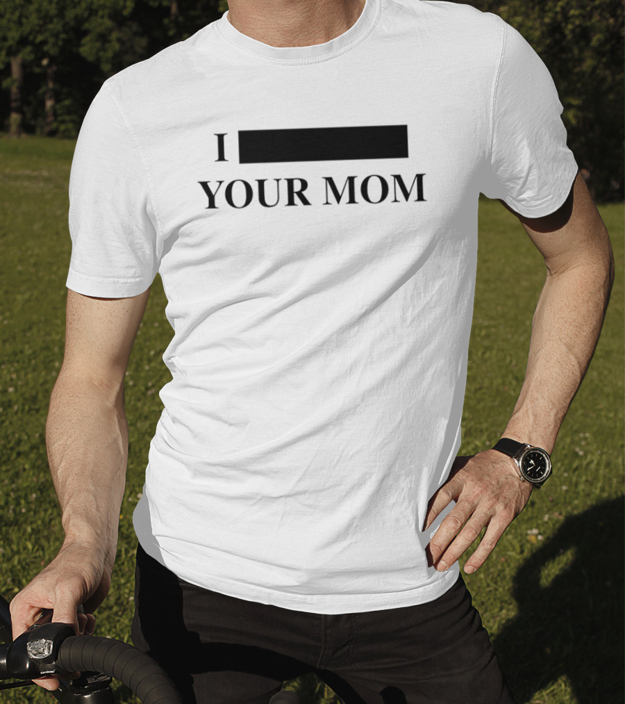 I Blackout Your Mom Hidden Word Playful Text Drinking Humor T-Shirt