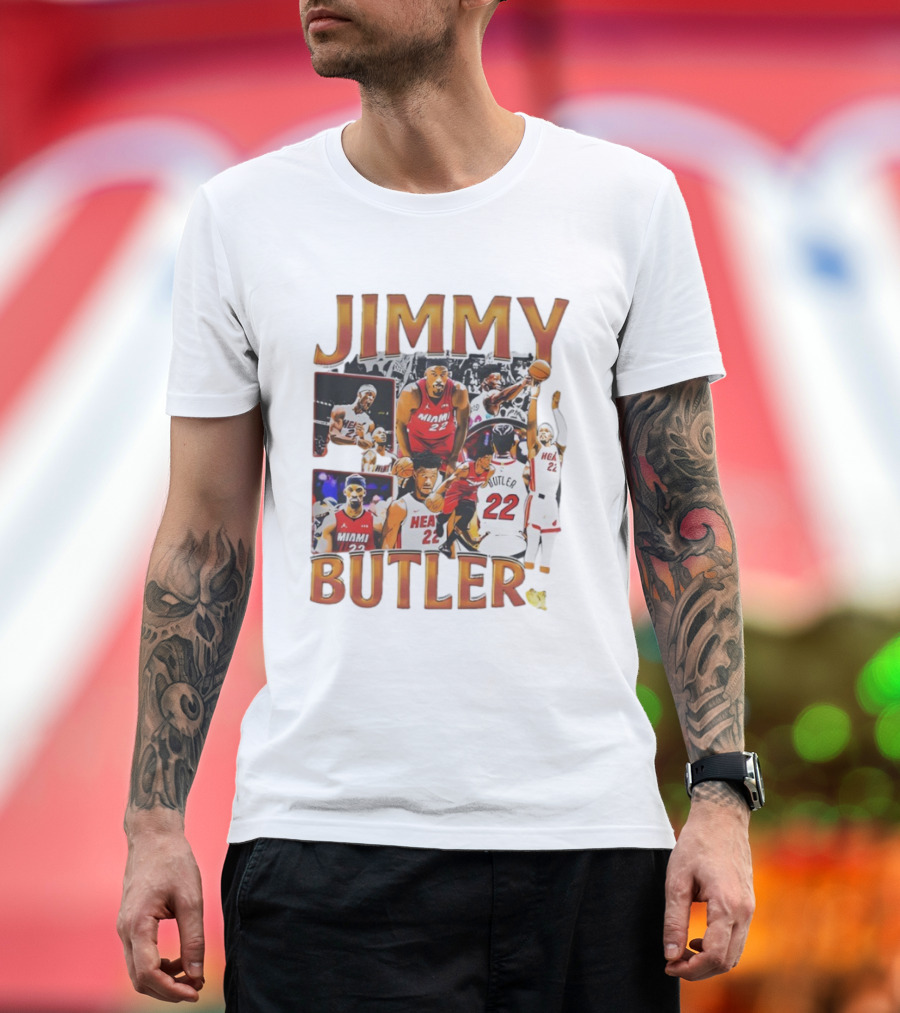 Jimmy Butler Miami Heat 22 Basketball Star Highlights T-Shirt