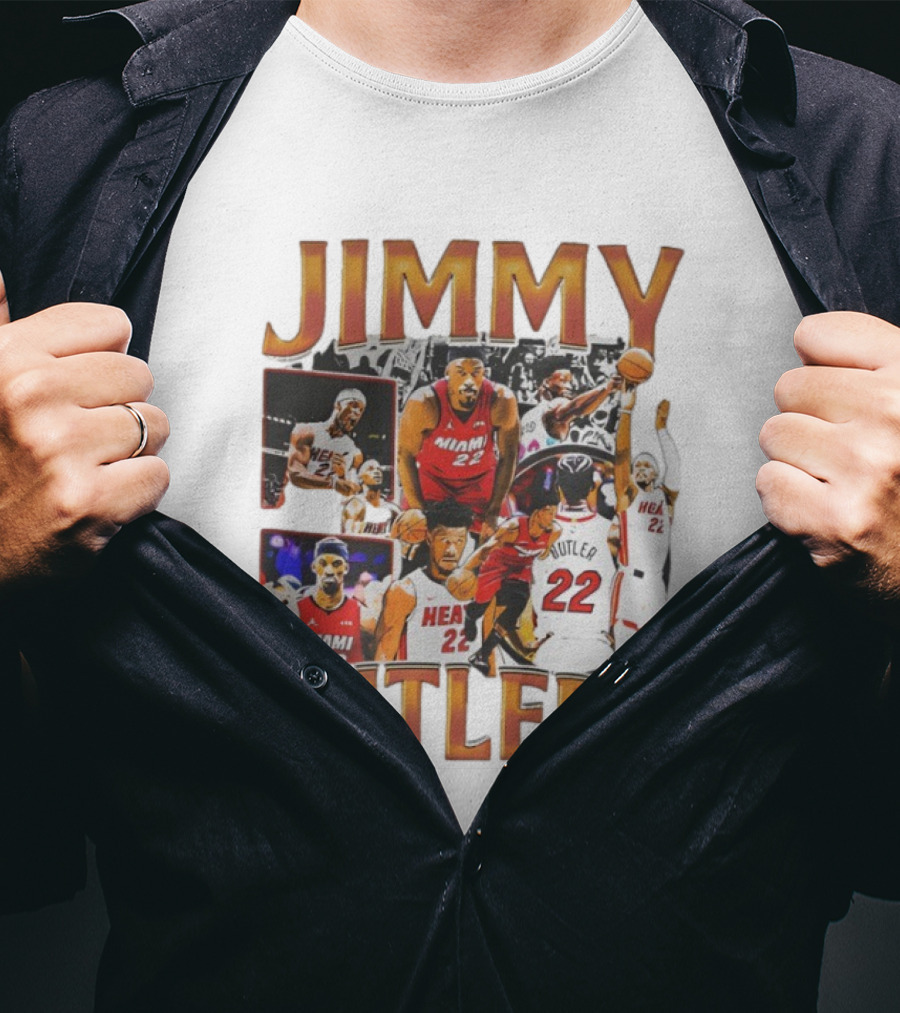 Jimmy Butler Miami Heat 22 Basketball Star Highlights T-Shirt