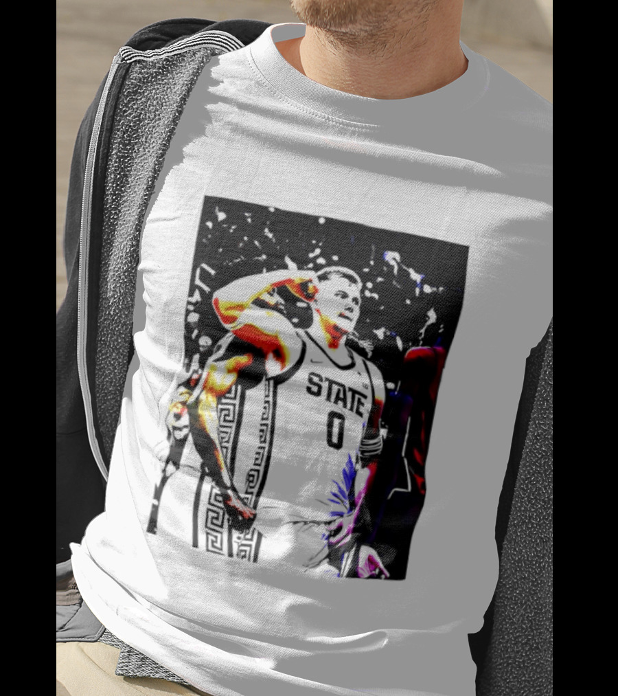 Jaxon Kohler Michigan State Spartans Basketball Jersey T-Shirt