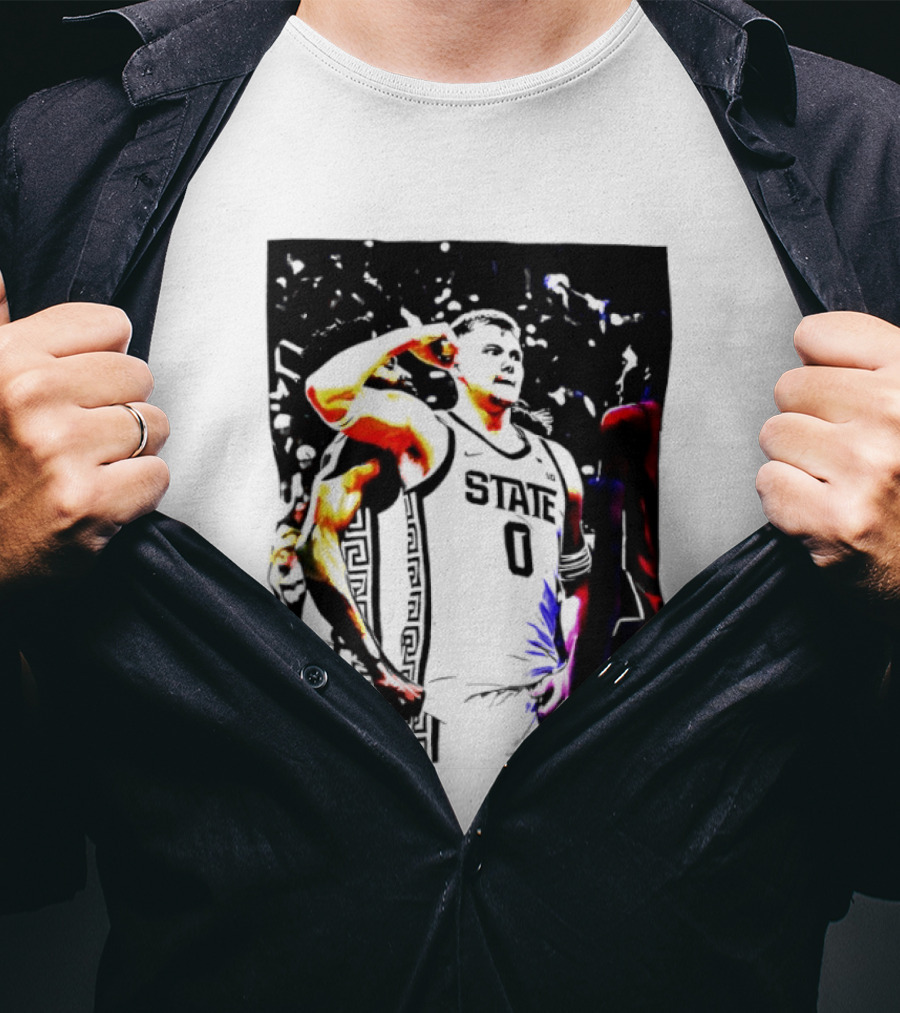Jaxon Kohler Michigan State Spartans Basketball Jersey T-Shirt
