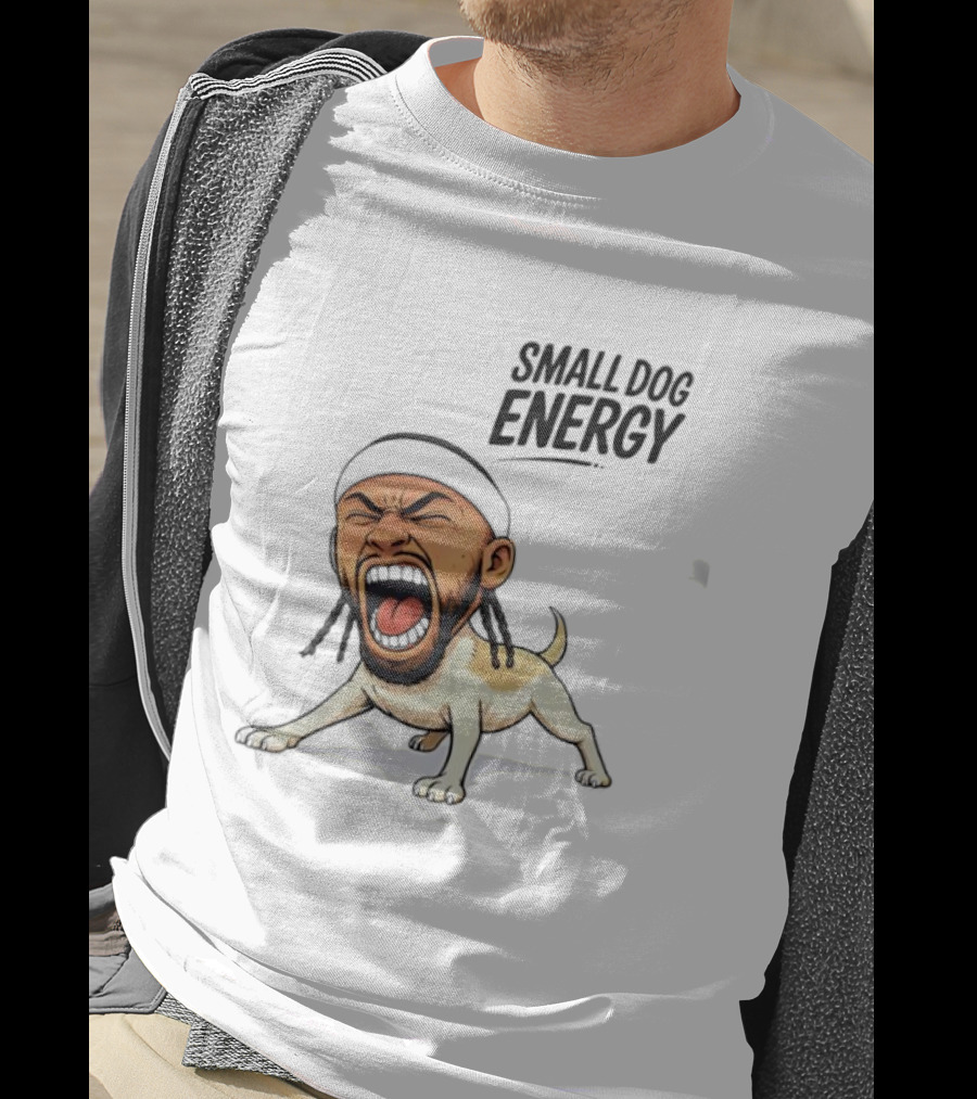 Chihuahua Small Dog Energy Funny Cartoon T-Shirt