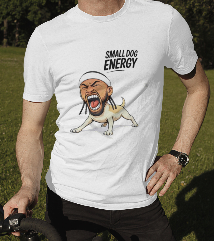Chihuahua Small Dog Energy Funny Cartoon T-Shirt