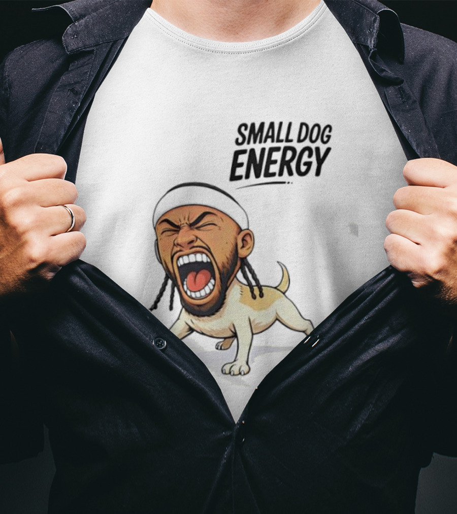 Chihuahua Small Dog Energy Funny Cartoon T-Shirt