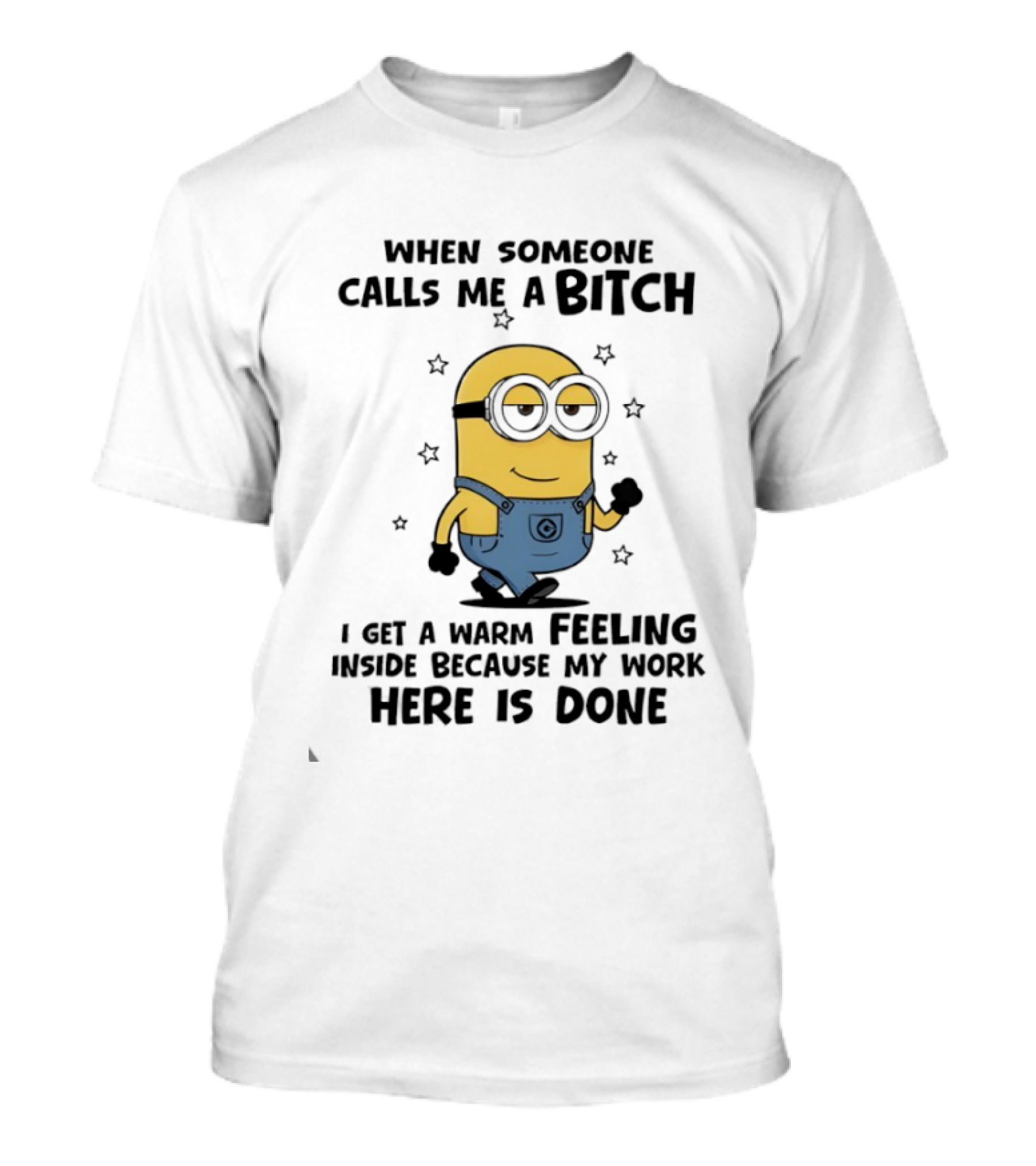 Minion Warm Feeling Accomplished Attitude T-Shirt