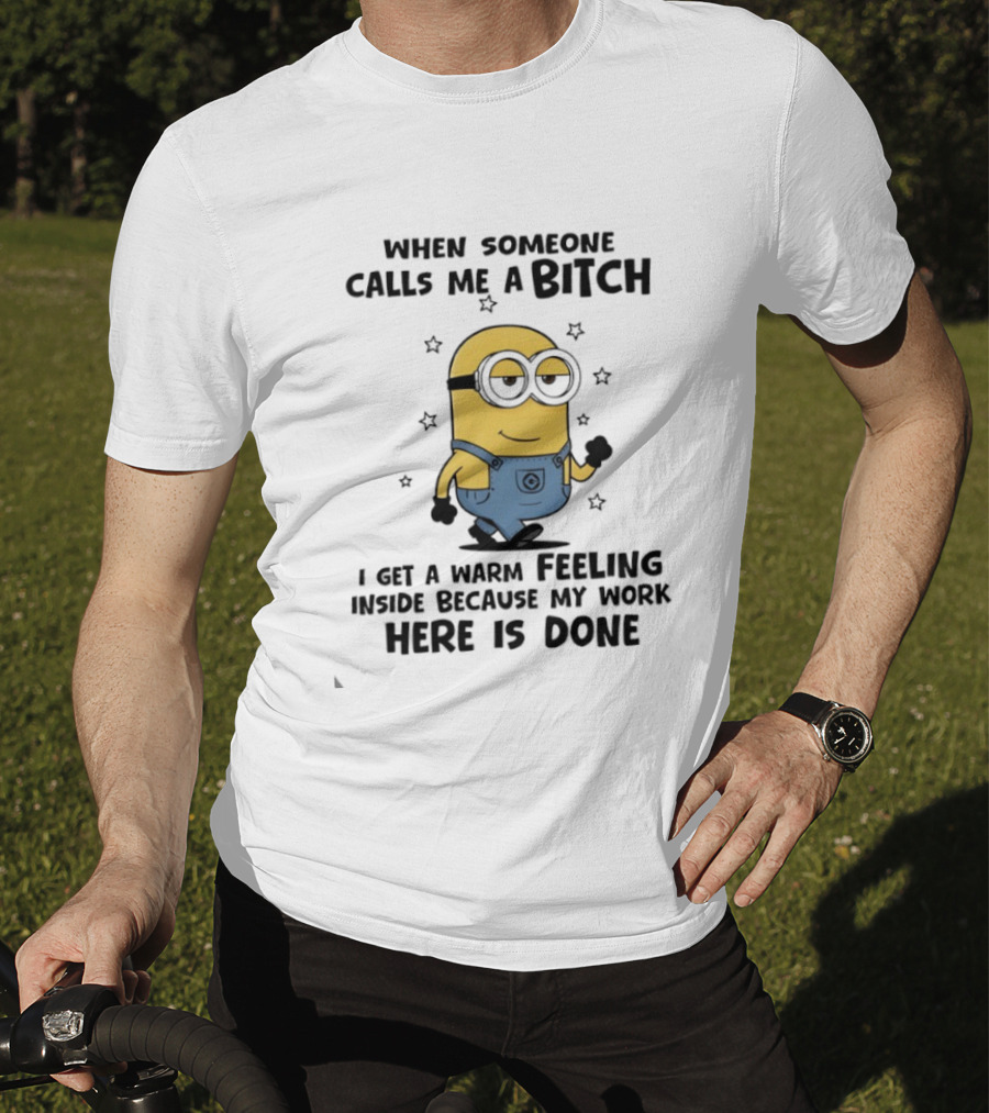 Minion Warm Feeling Accomplished Attitude T-Shirt