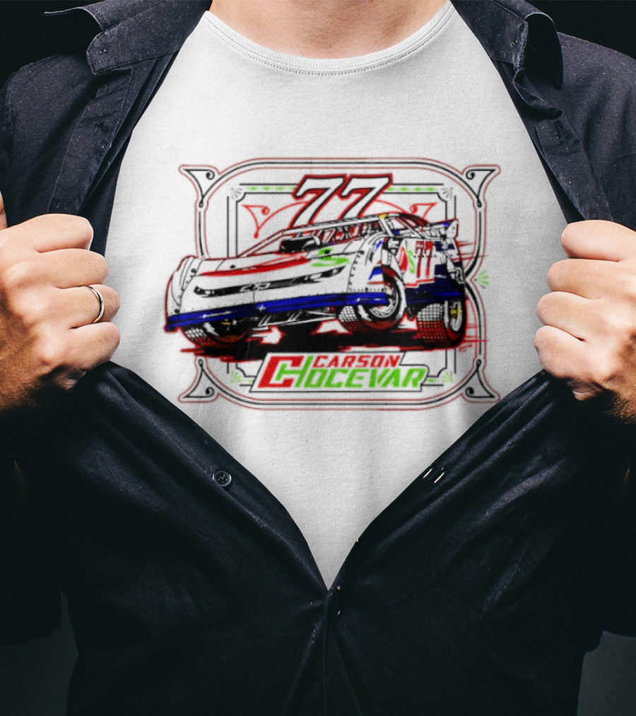 77 Carson Hocevar Spire Motorsports Chili's Dirt Racing T-Shirt
