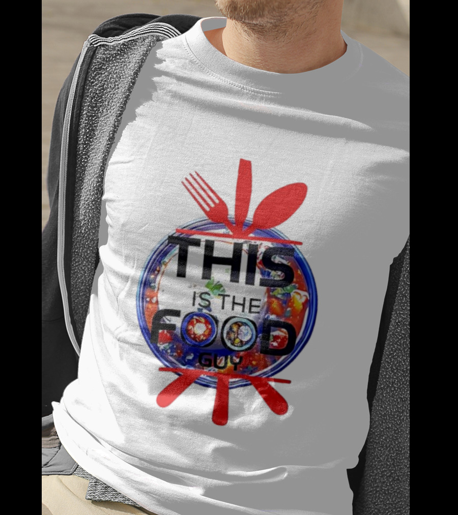 This Is The Food Guy Plate Utensils T-Shirt