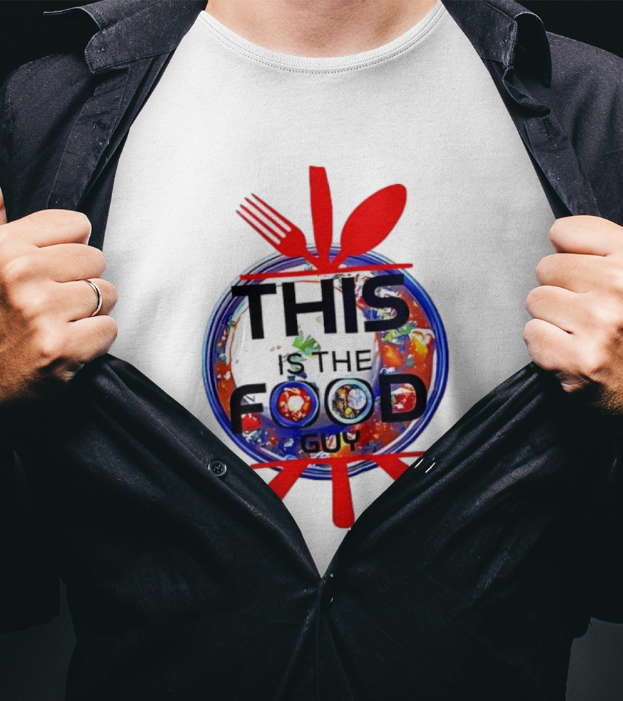 This Is The Food Guy Plate Utensils T-Shirt