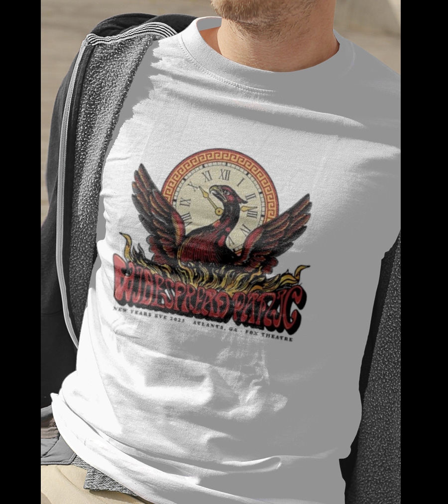 Widespread Panic New Years Eve 2025 Atlanta Ga Fox Theatre And Phoenix T-Shirt