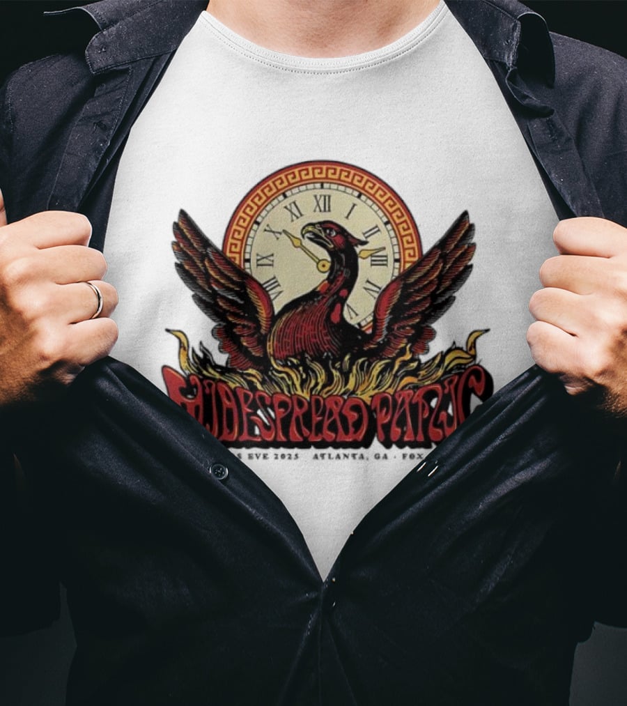 Widespread Panic New Years Eve 2025 Atlanta Ga Fox Theatre And Phoenix T-Shirt