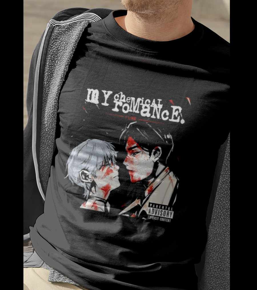 My Chemical Romance Alien Stage Ivan Till Explicit Content Warning T-Shirt