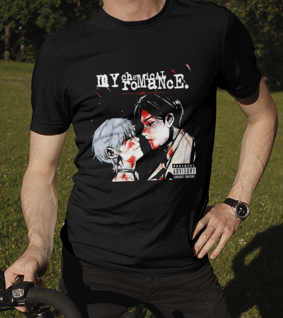 My Chemical Romance Alien Stage Ivan Till Explicit Content Warning T-Shirt