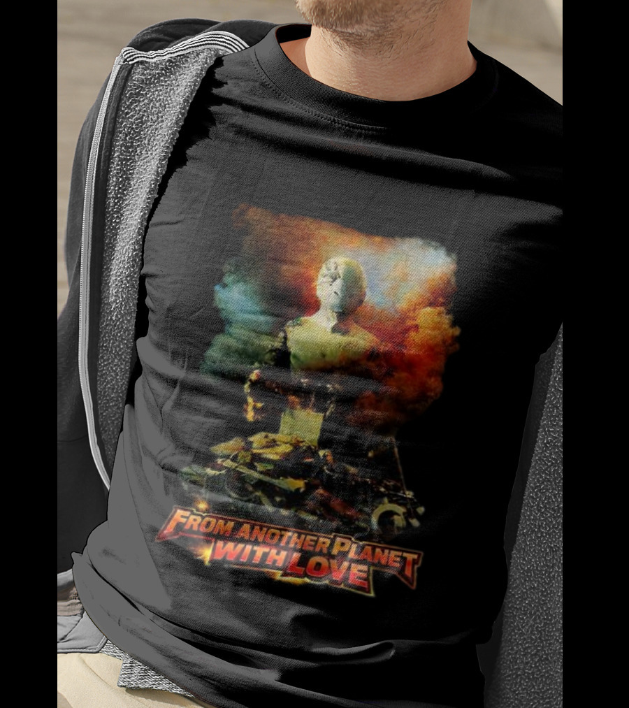 From Another Planet With Love Sci Fi Robot T-Shirt
