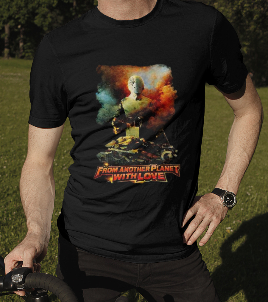 From Another Planet With Love Sci Fi Robot T-Shirt