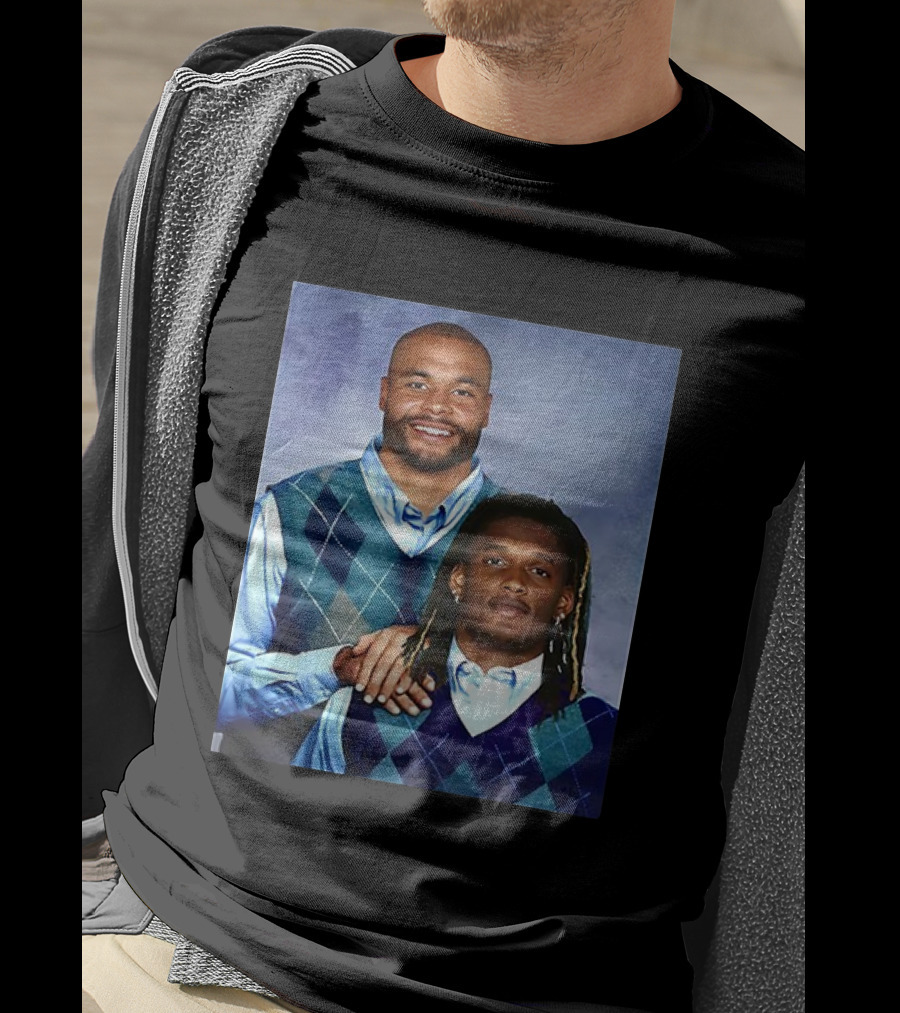 Dak Prescott Ceedee Lamb Dallas Cowboys Step Brothers NFL T-Shirt