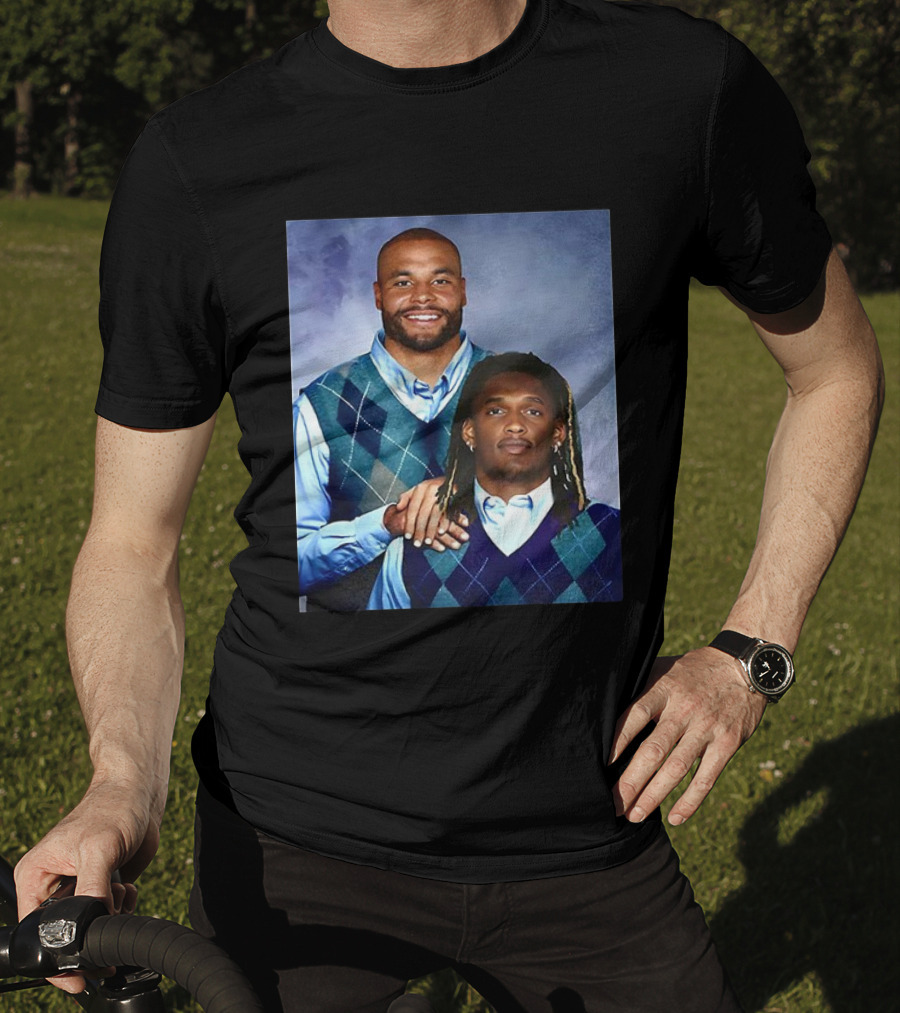 Dak Prescott Ceedee Lamb Dallas Cowboys Step Brothers NFL T-Shirt