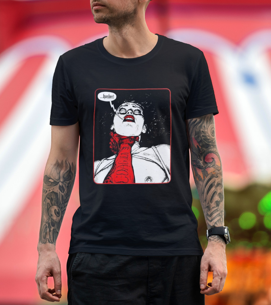 Punzadas De Fantasmas Mujer Con Corbata Rojo Cora 1999 Harder T-Shirt
