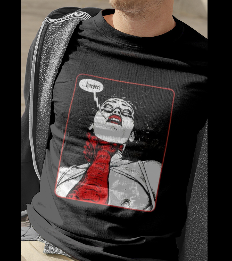 Punzadas De Fantasmas Mujer Con Corbata Rojo Cora 1999 Harder T-Shirt