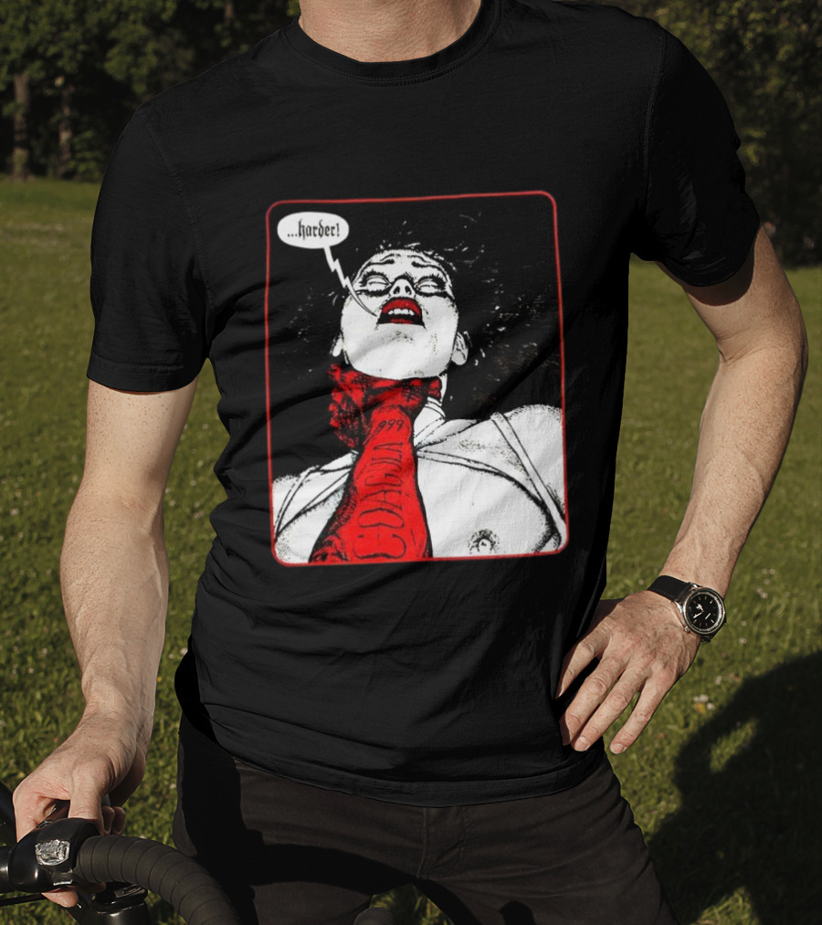 Punzadas De Fantasmas Mujer Con Corbata Rojo Cora 1999 Harder T-Shirt