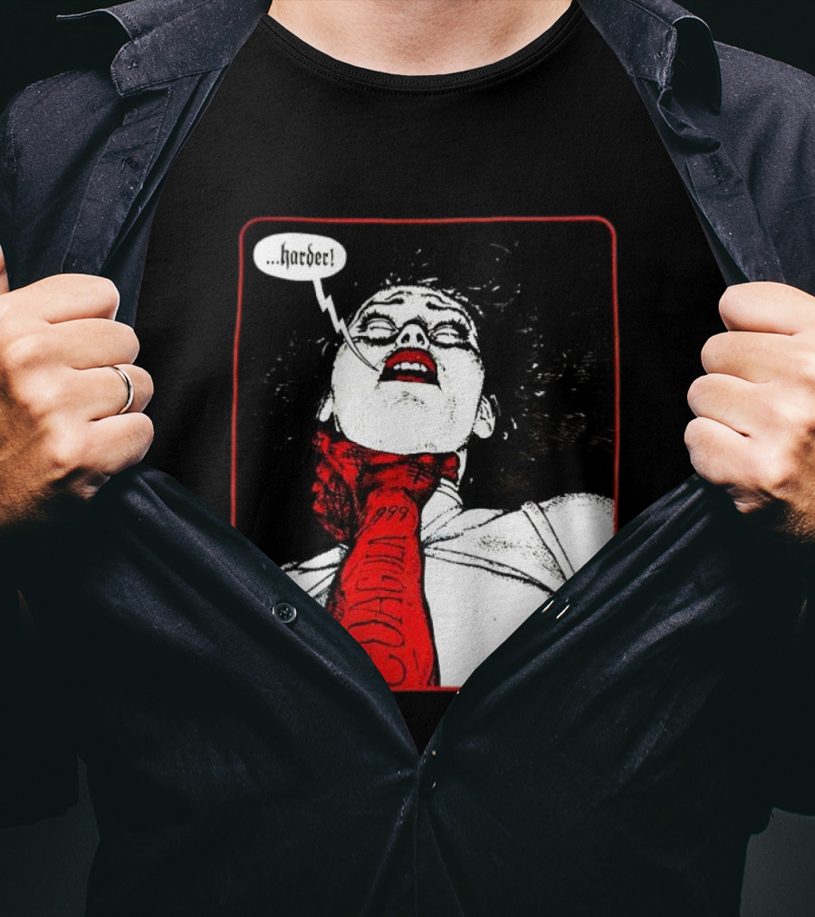 Punzadas De Fantasmas Mujer Con Corbata Rojo Cora 1999 Harder T-Shirt