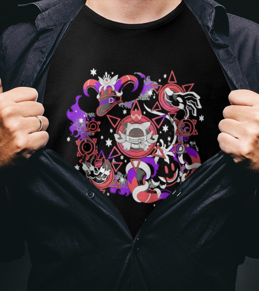 Magolor Kirby Games Rejected Regalia Cosmic Star Circle T-Shirt